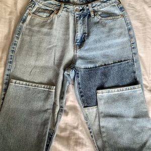 Pacsun Patchwork Mom Jeans
